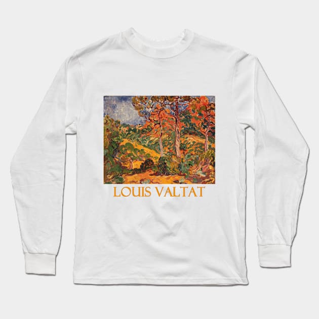 Sun Through the Trees (1908) by Louis Valtat Long Sleeve T-Shirt by Naves